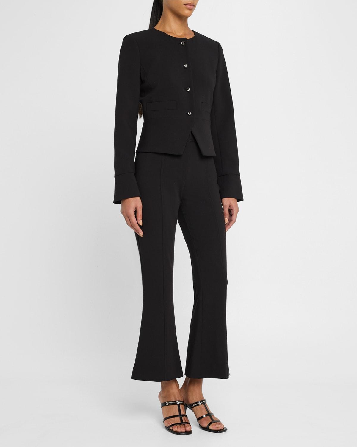 dawson cropped flare trousers