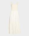dawson mixed-media maxi dress