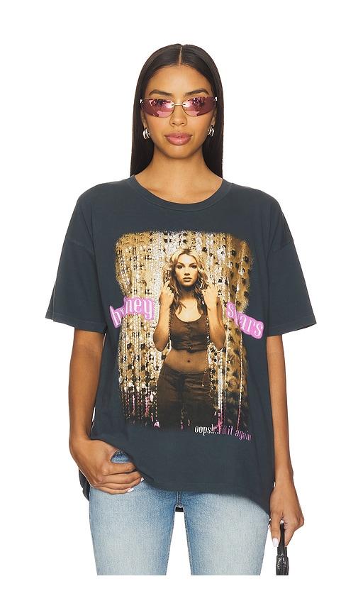 daydreamer britney spears oops i did it again merch tee in grey.