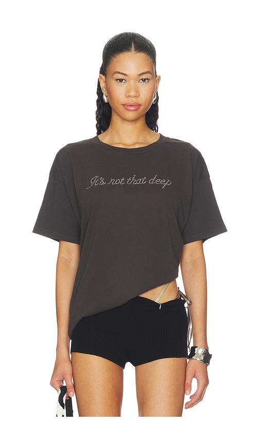 daydreamer it's not that deep merch tee in black.