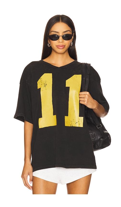 daydreamer oversized jersey shirt in black.