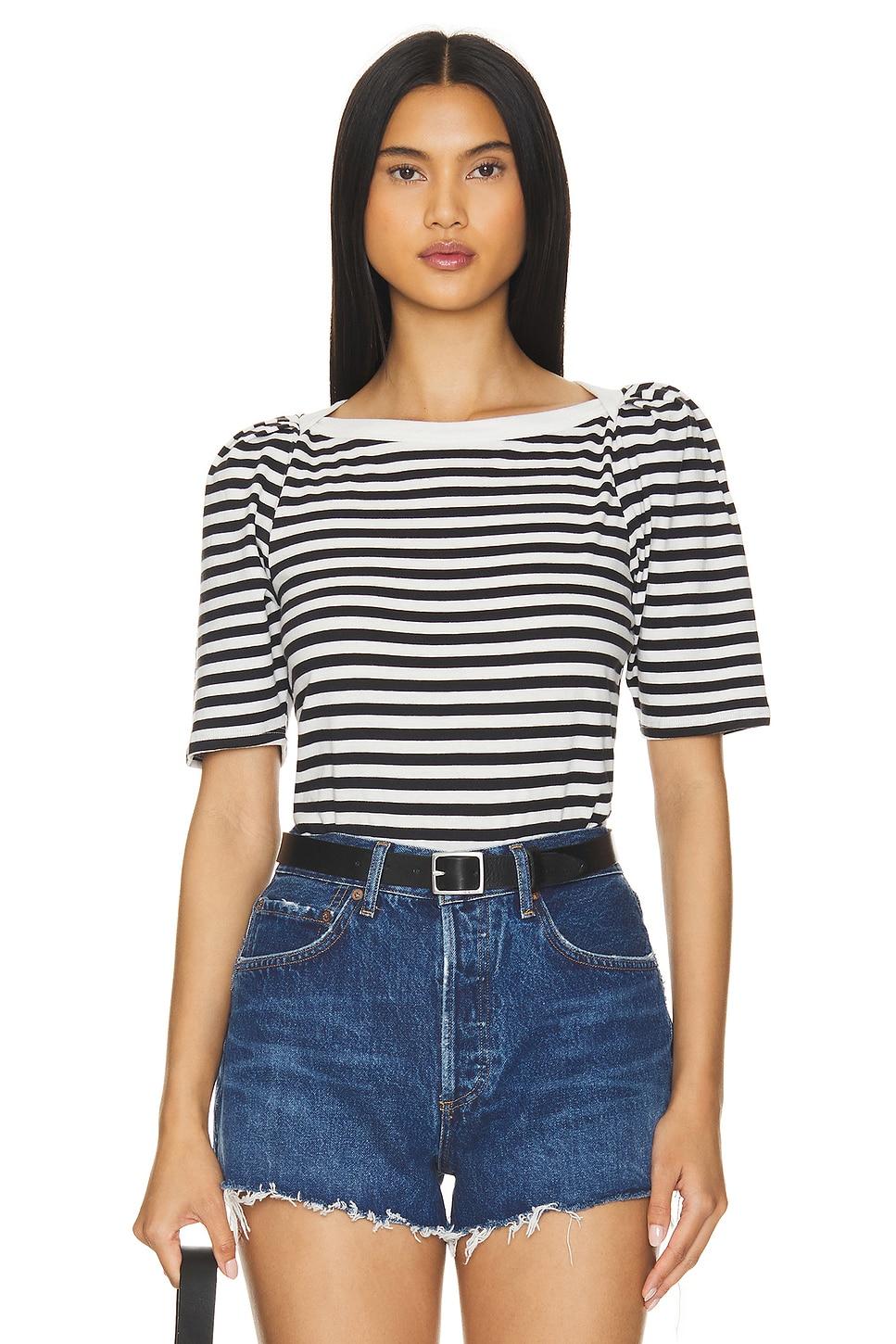 deana stripe envelope t-shirt