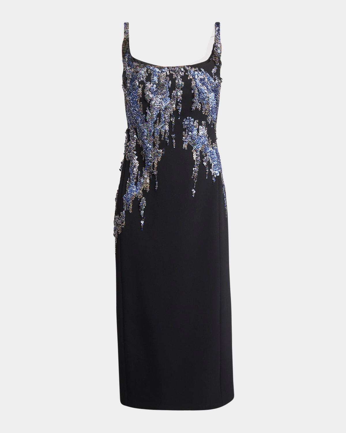debano sequined midi dress