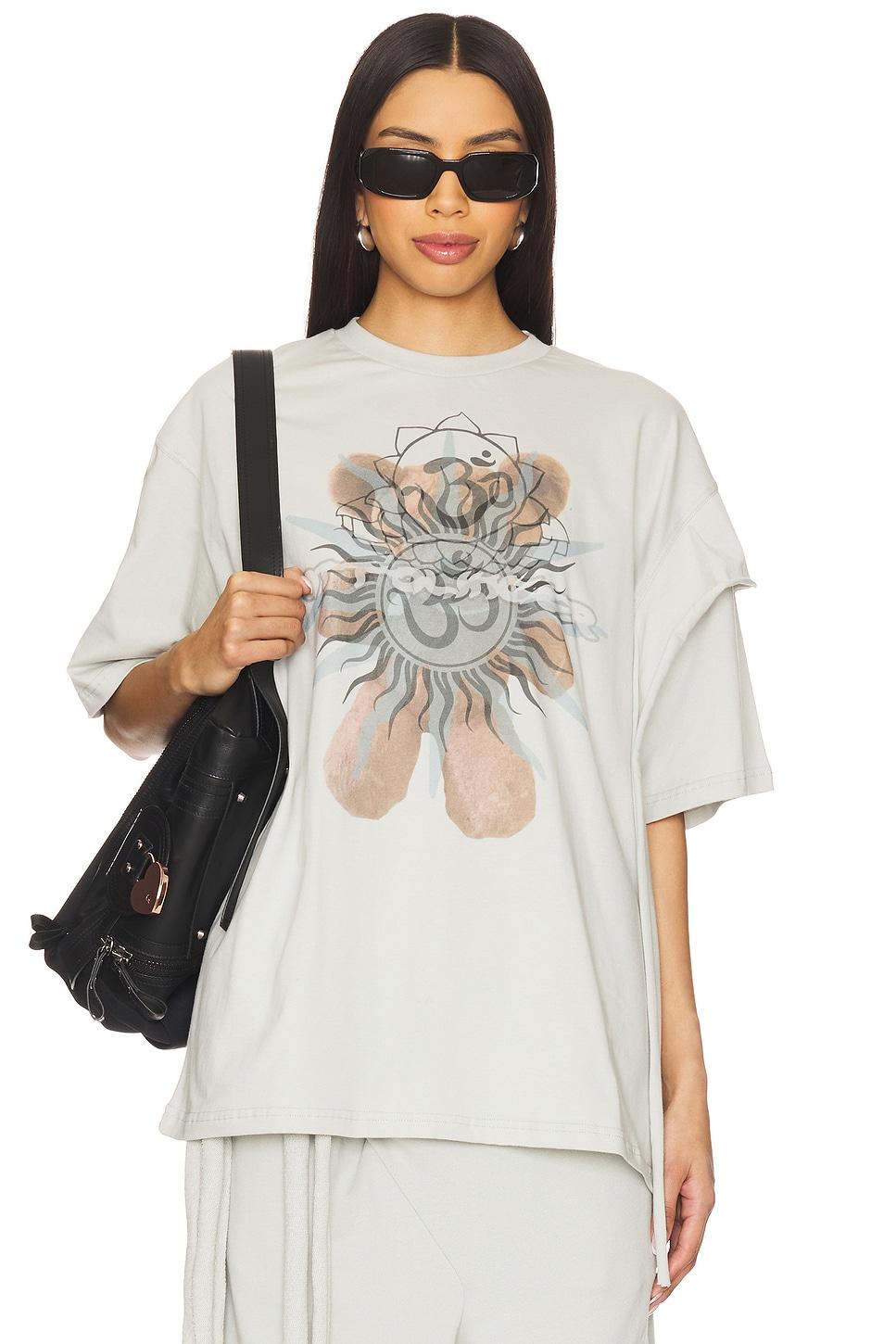 deconstructed oversized t-shirt