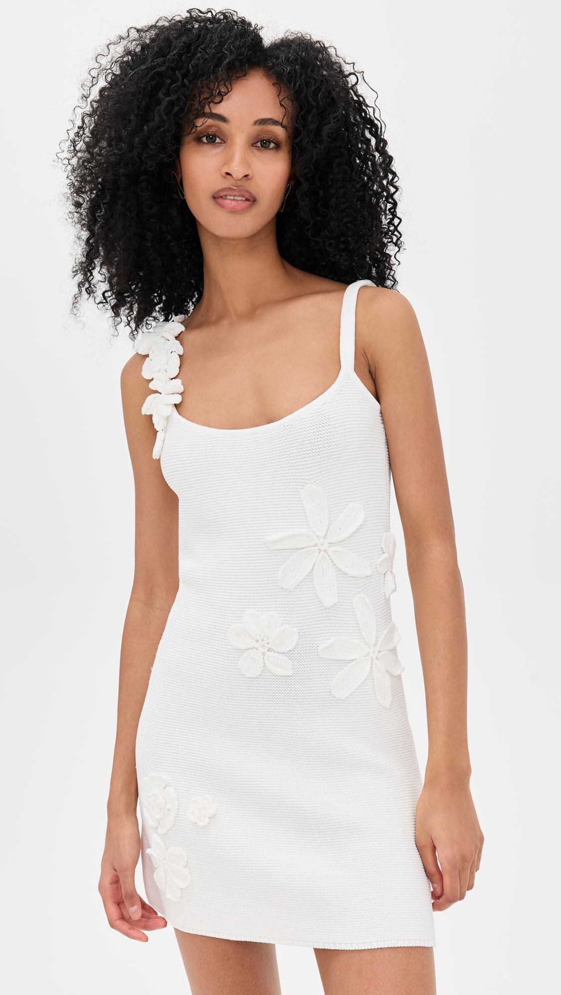 deedra floral knit mini dress