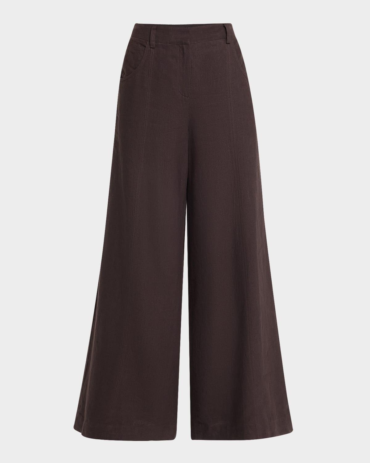 dees wide-leg linen trousers