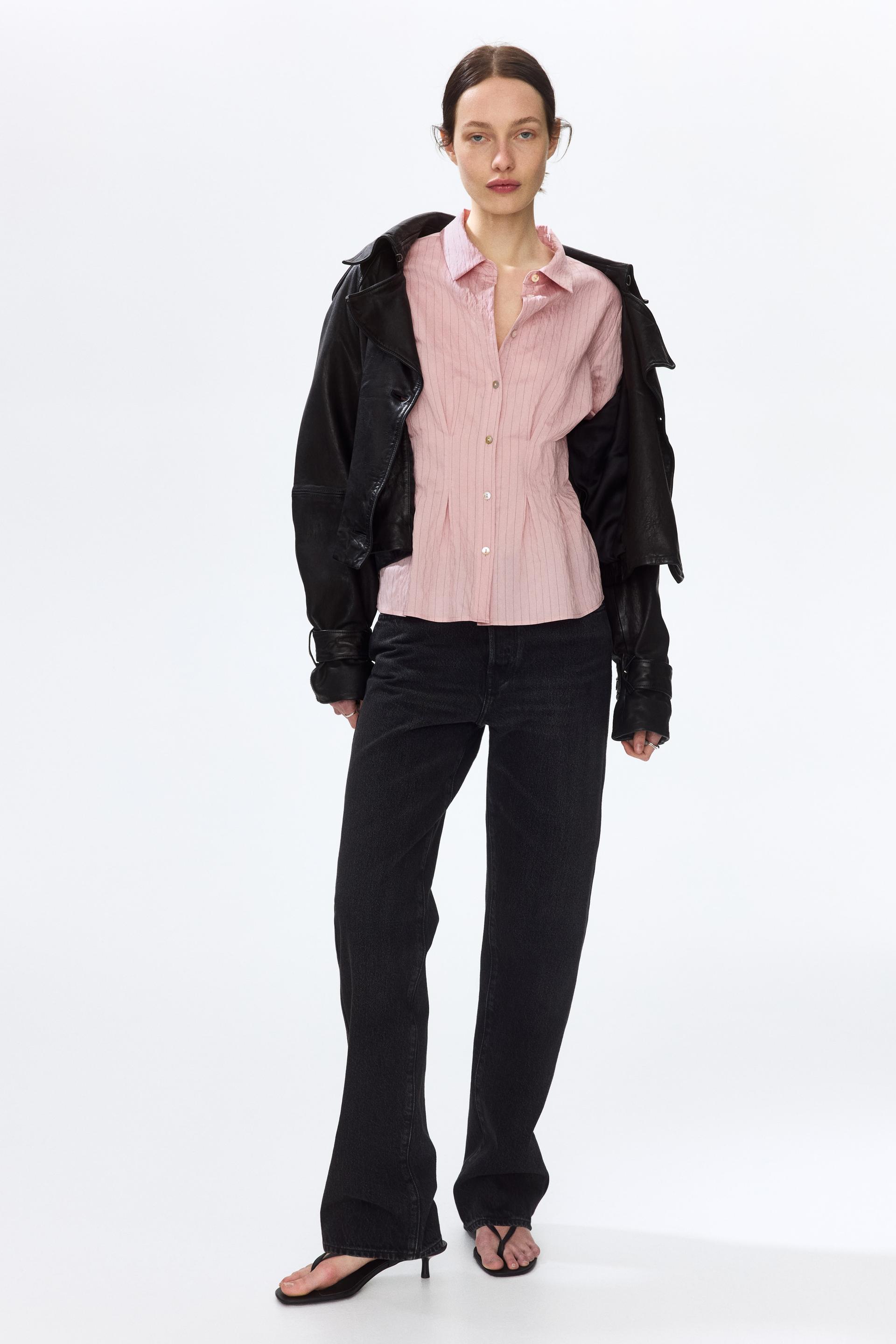 defined-waist shirt