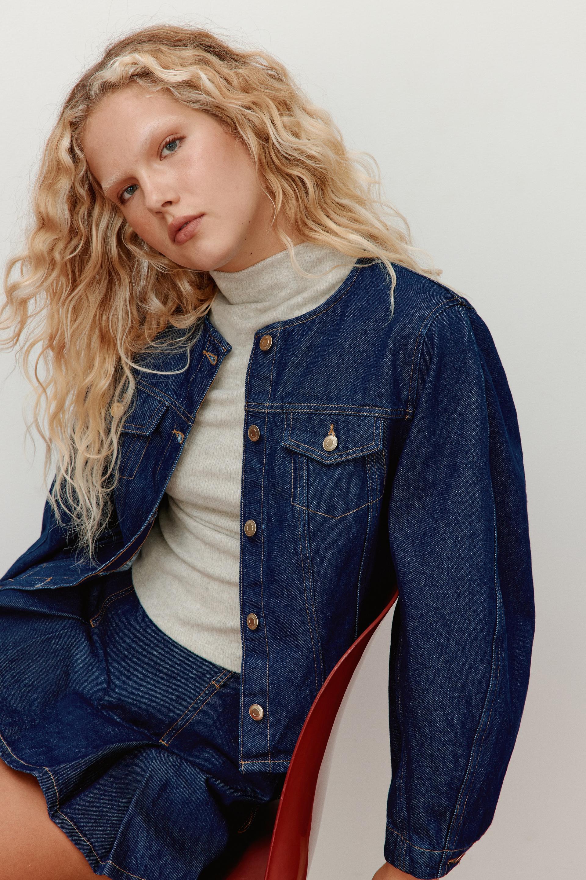 defined-waist twill shirt