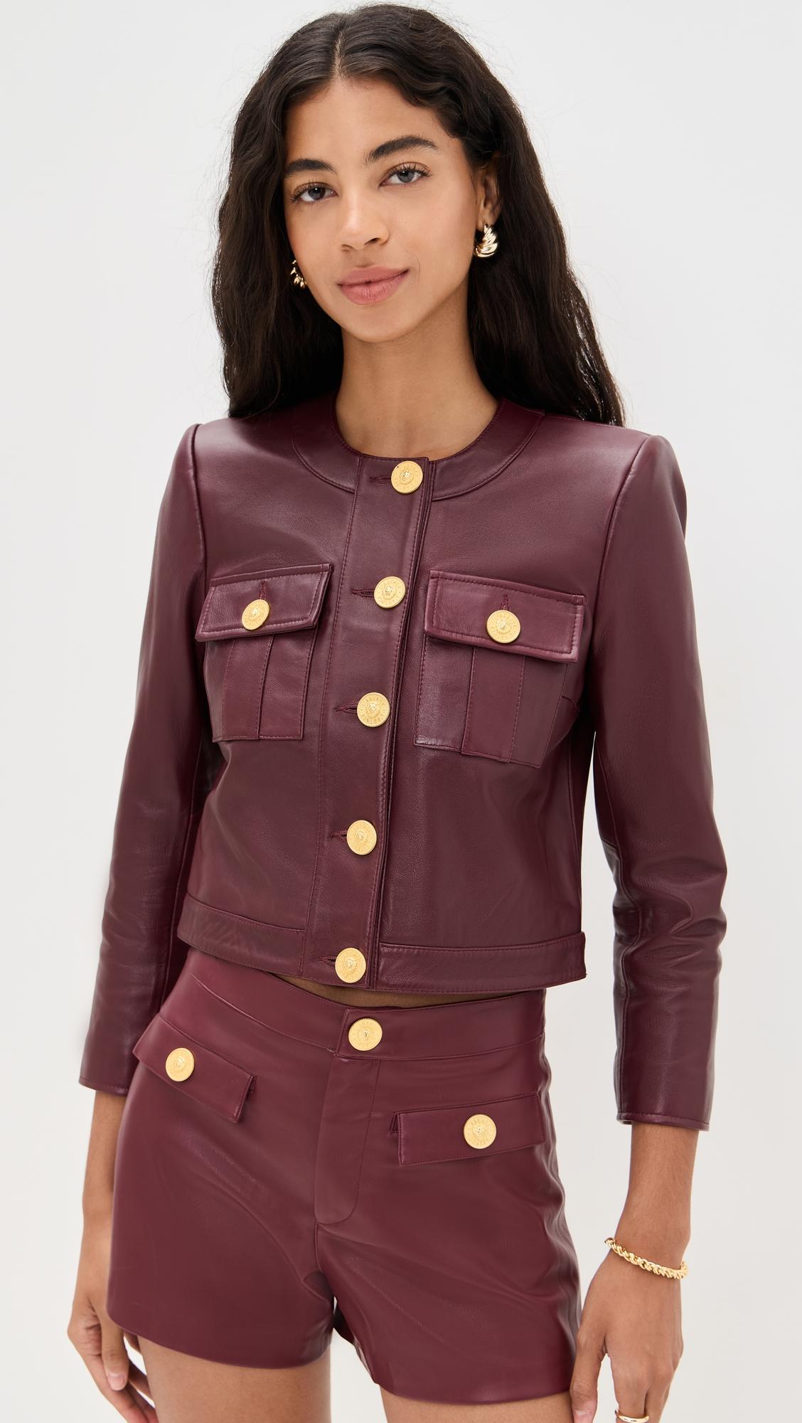 deidra collarless jacket