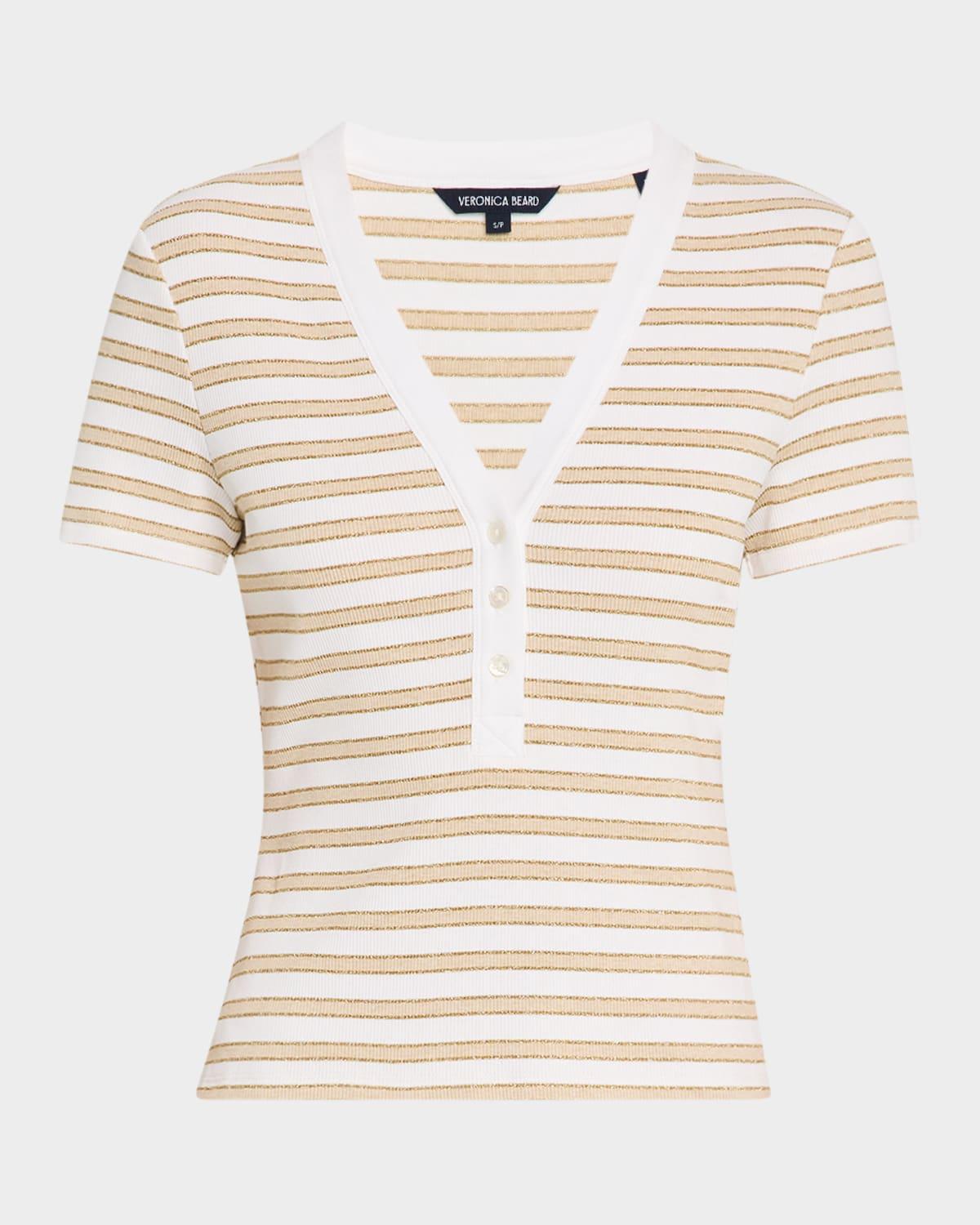 dekalb stripe short-sleeve top