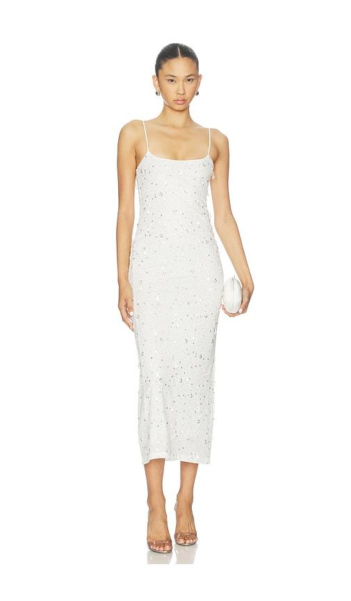 delfi kim dress in white.