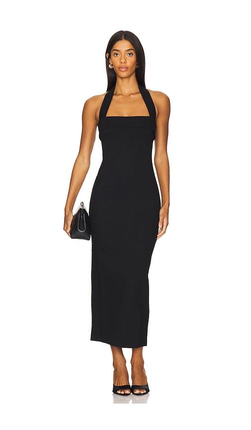 delfi lory dress in black.