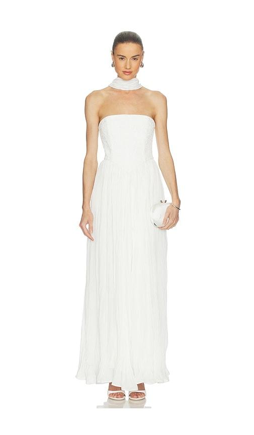 delfi lourdes dress in ivory.