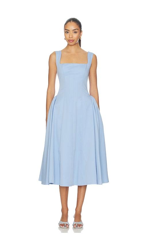 delfi madeline dress in baby blue.