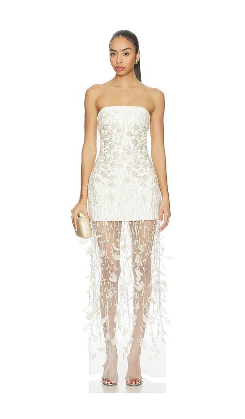 delfi salma dress in cream.