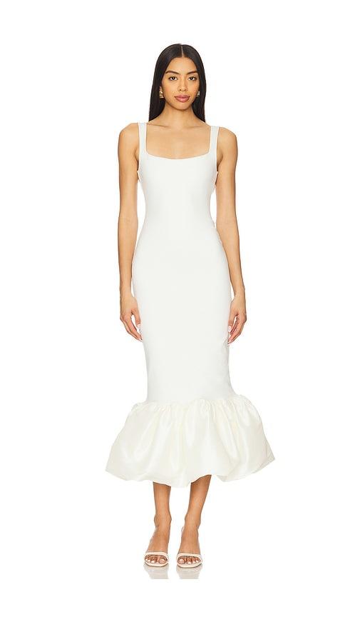 delfi xena dress in white.