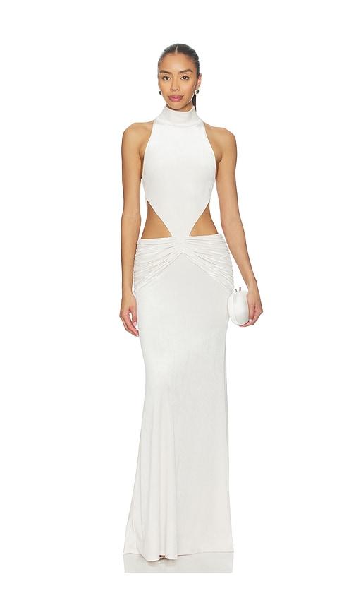 delfi zarina dress in ivory.