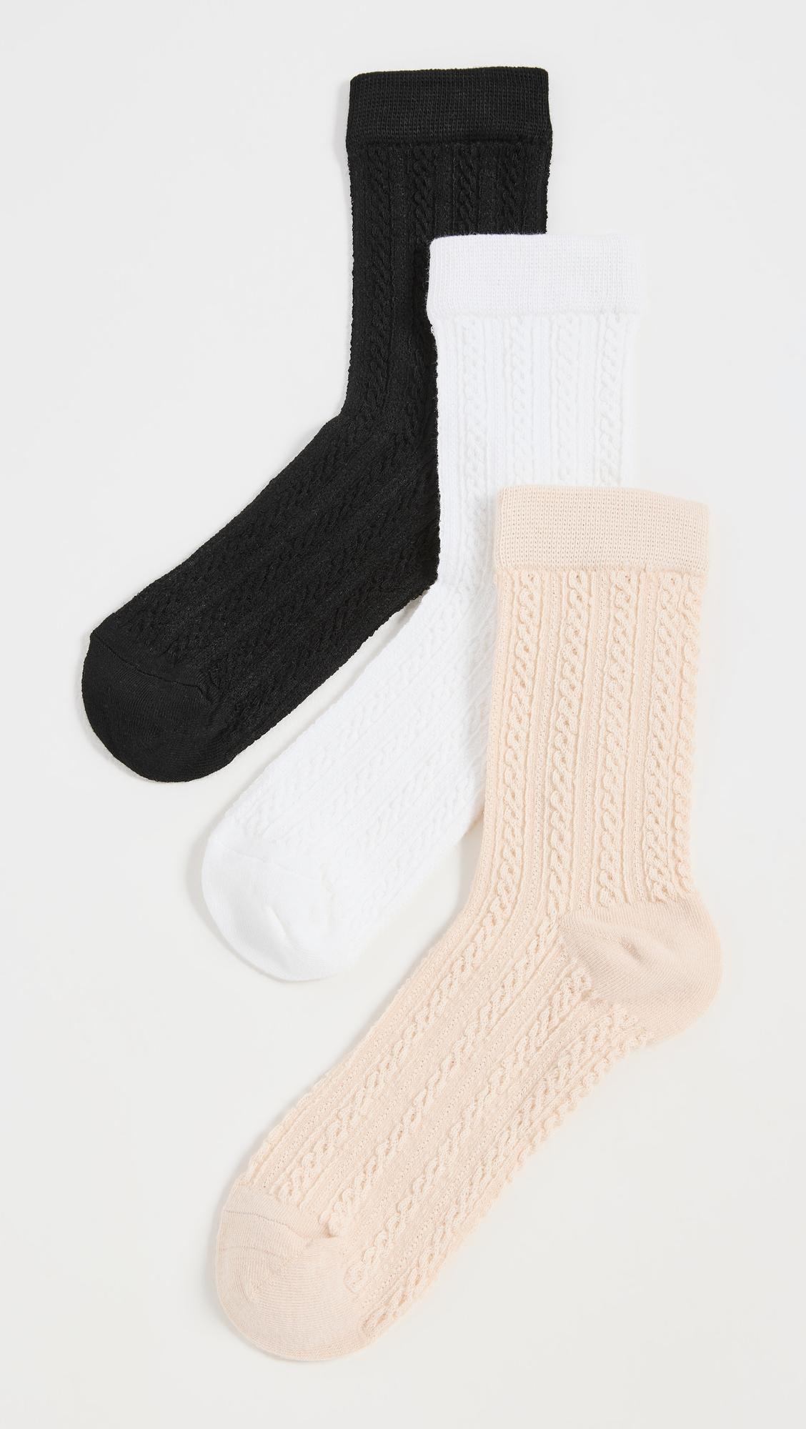 delicate knit socks