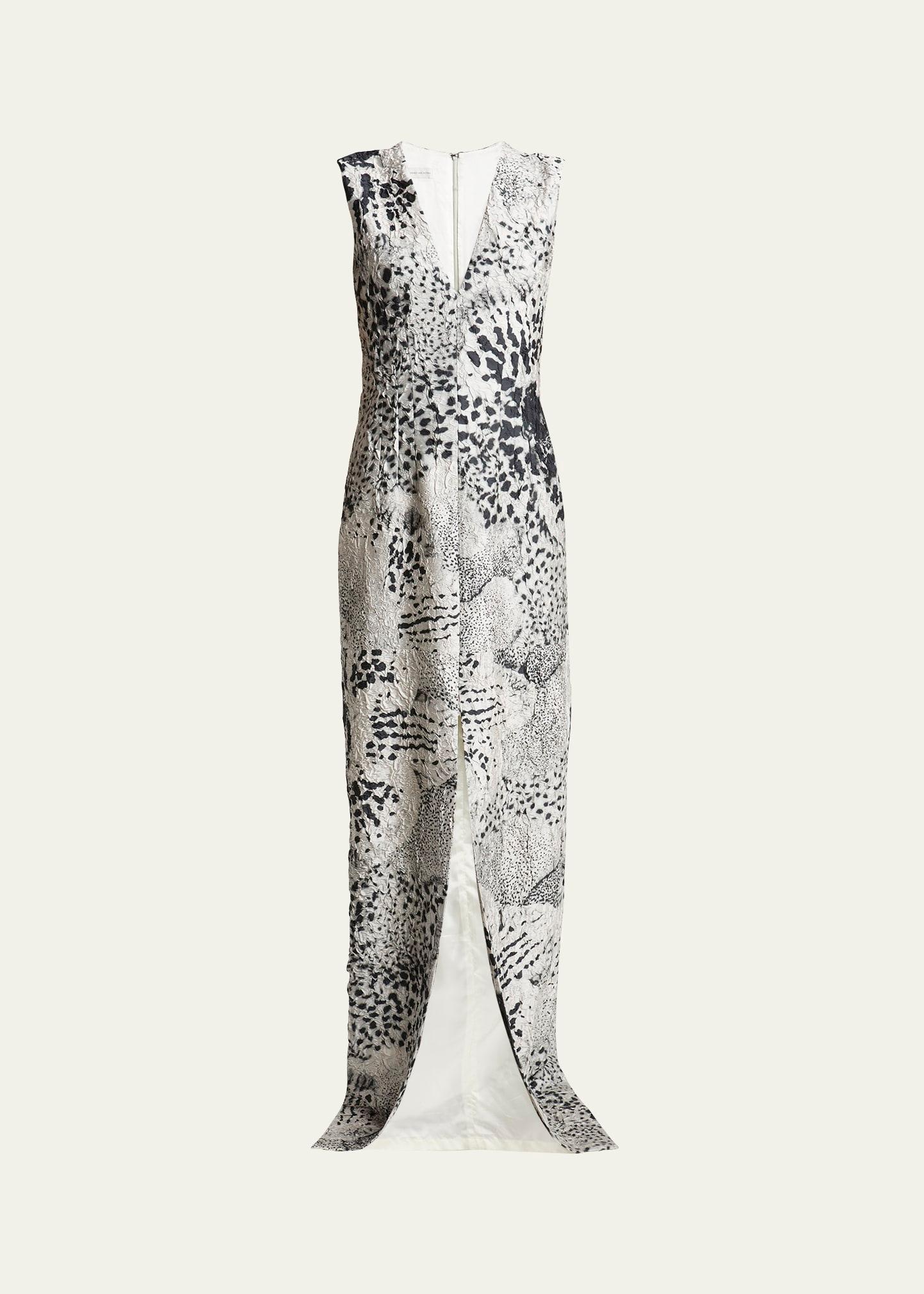 delina long orchid dress