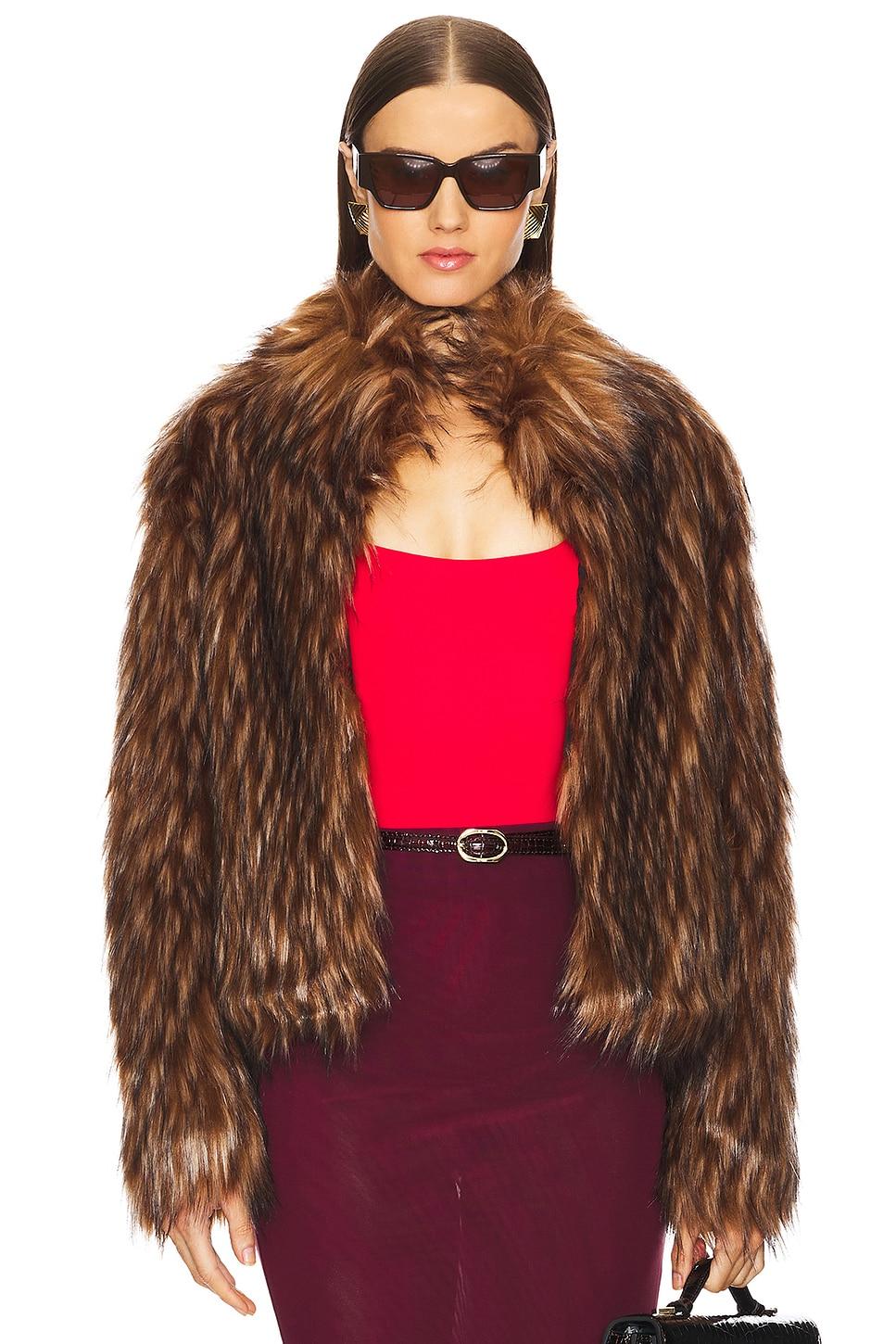 delish faux fur jacket