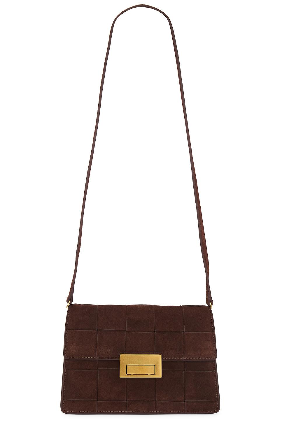 delphine leather clutch