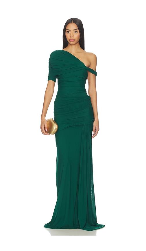 deme by gabriella alba dress in green.