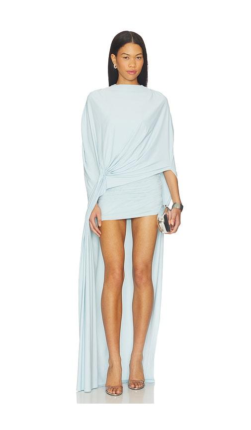deme by gabriella alexandra dress in baby blue.