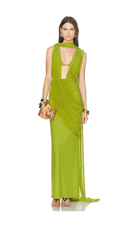deme by gabriella auriella dress in green.