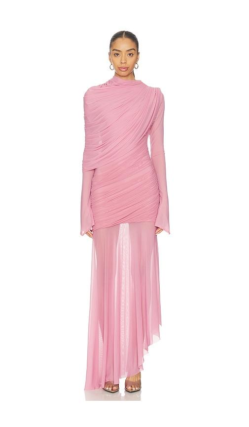 deme by gabriella isla dress in pink.