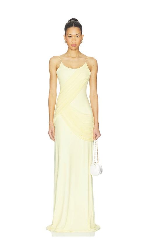 deme by gabriella joanna dress in yellow.