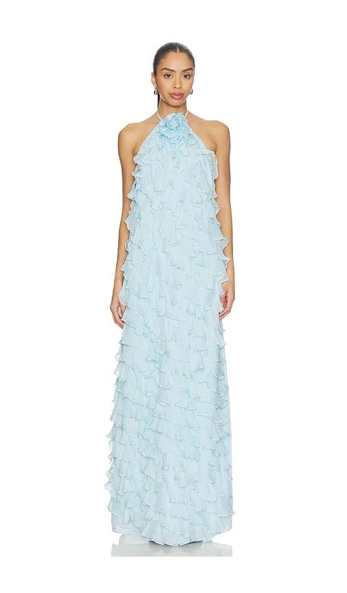 deme by gabriella maisey dress in baby blue.