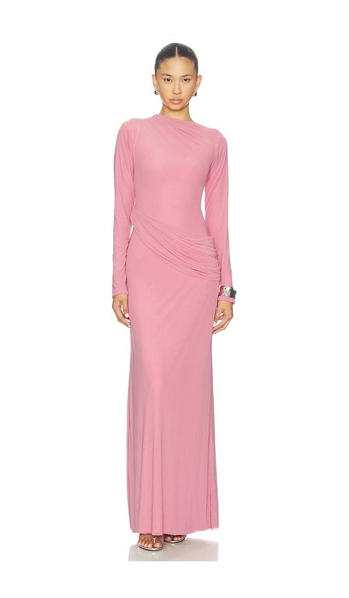 deme by gabriella olga dress in pink.