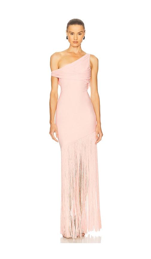 deme by gabriella praia dress in pink.
