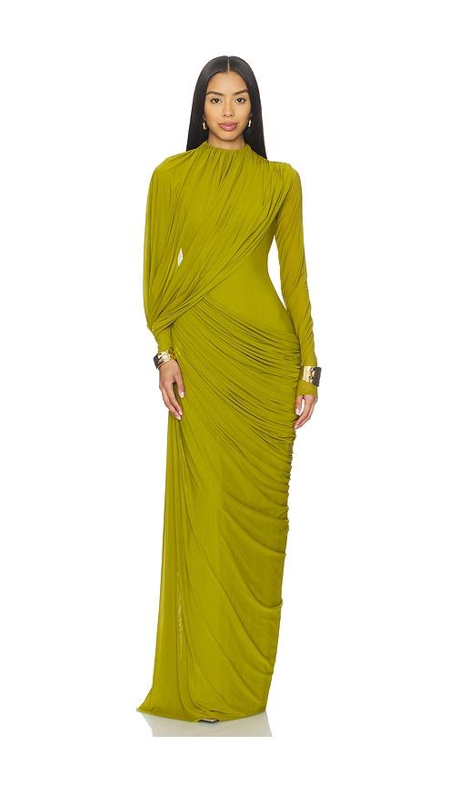 deme by gabriella suzie dress in olive.