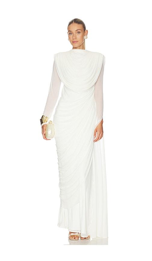 deme by gabriella the ivanna dress in white.