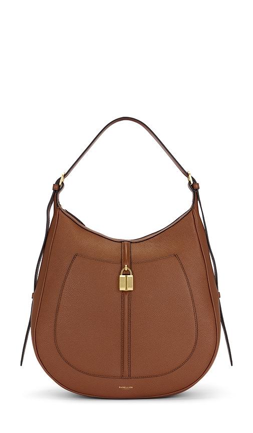 demellier london siena hobo bag in tan.