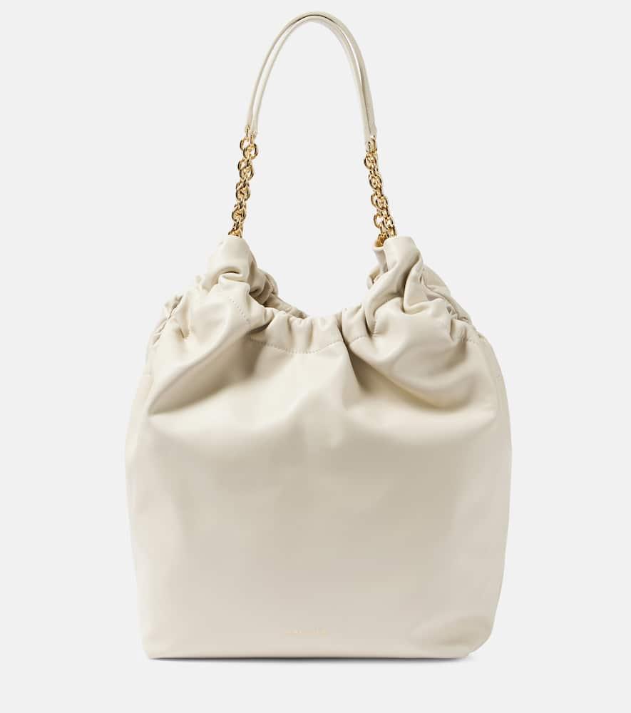 demellier miami leather tote bag