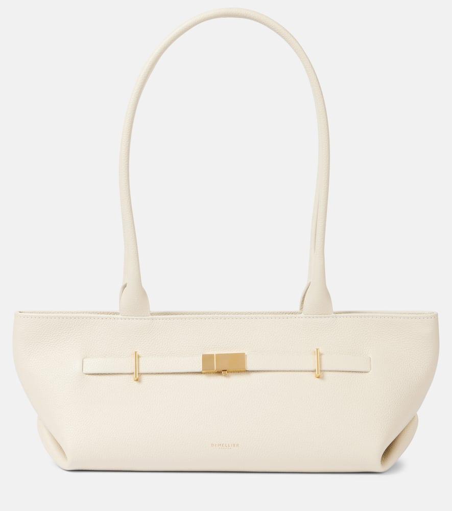 demellier new york leather shoulder bag