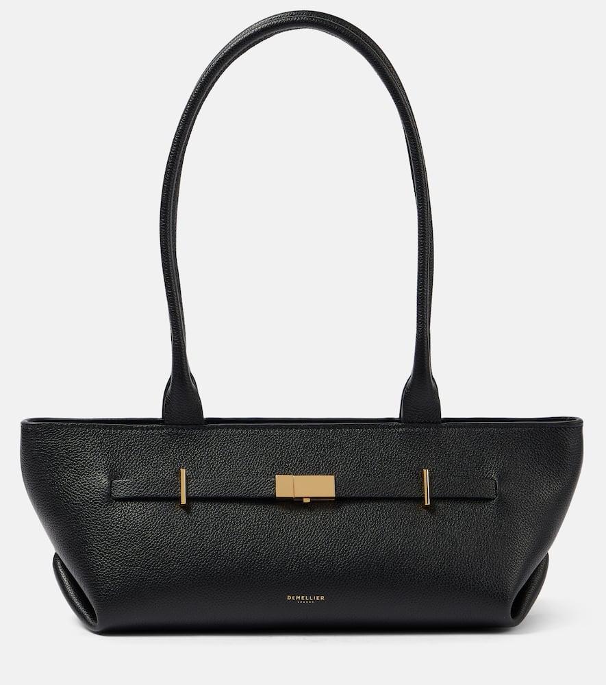demellier new york leather shoulder bag