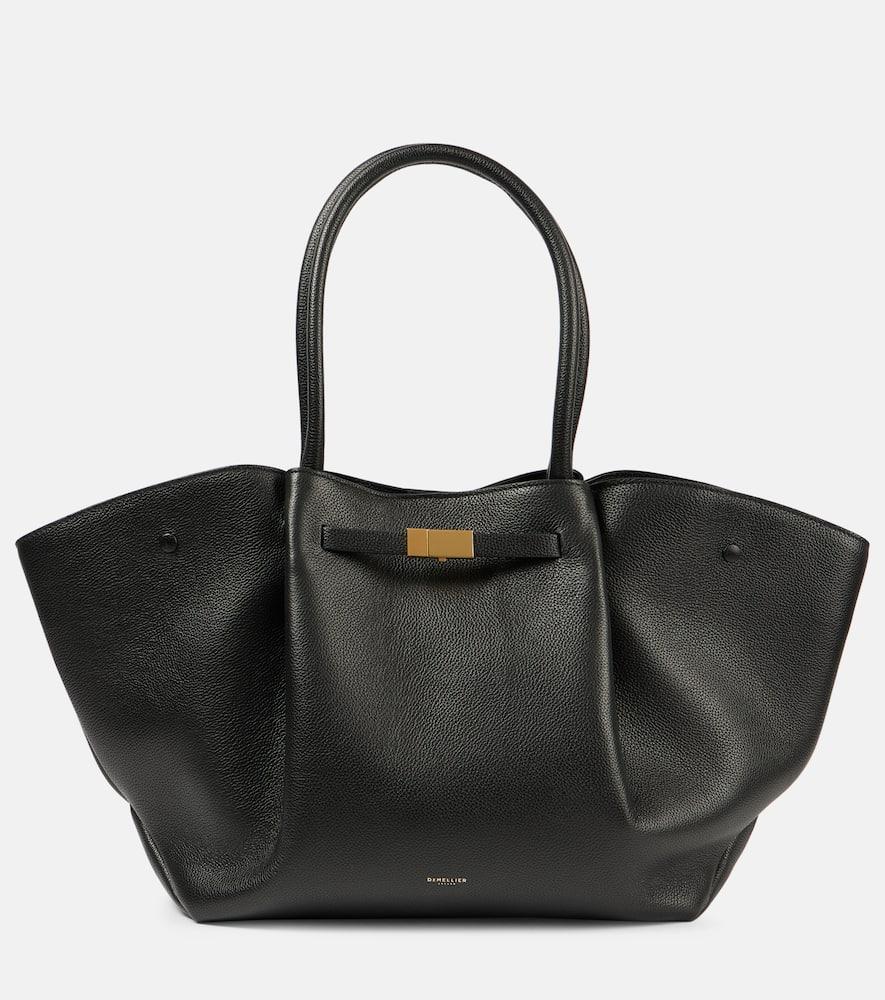 demellier the new york leather tote bag