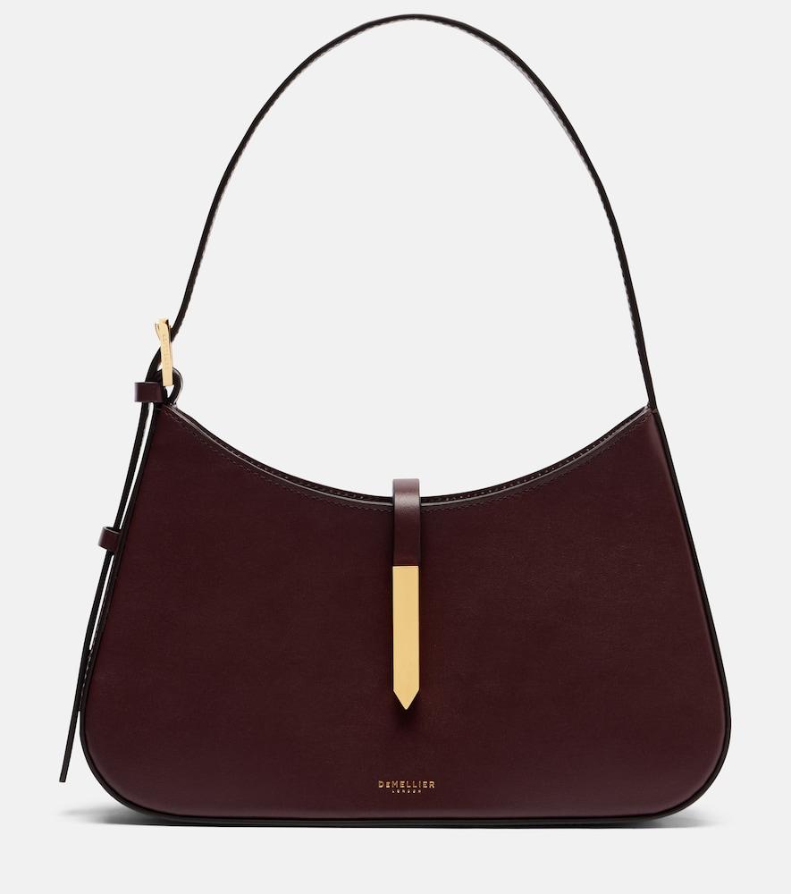 demellier tokyo leather shoulder bag