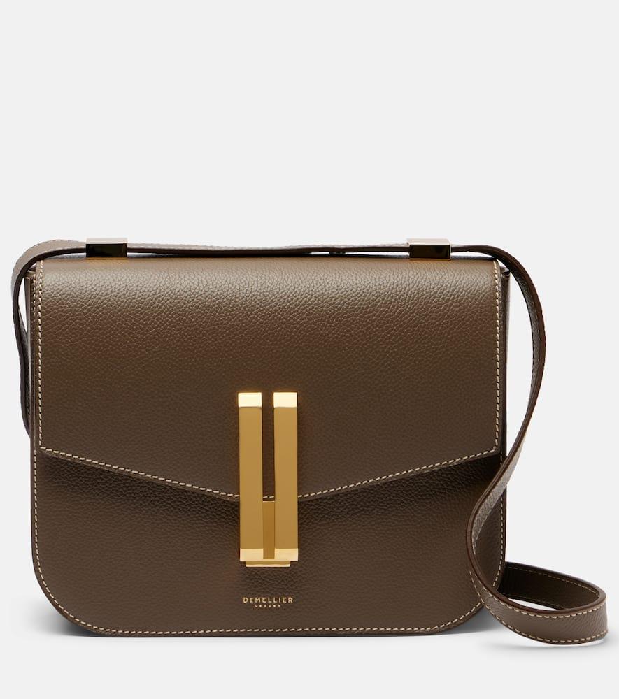 demellier vancouver leather shoulder bag