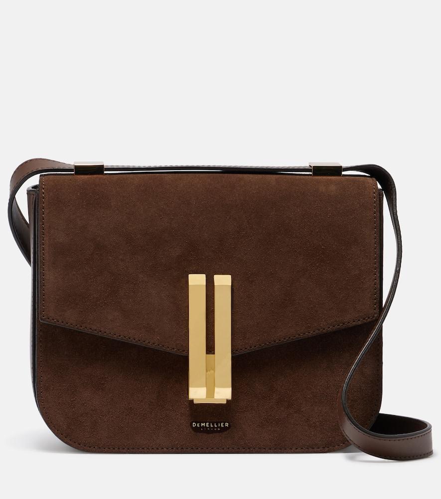 demellier vancouver suede shoulder bag