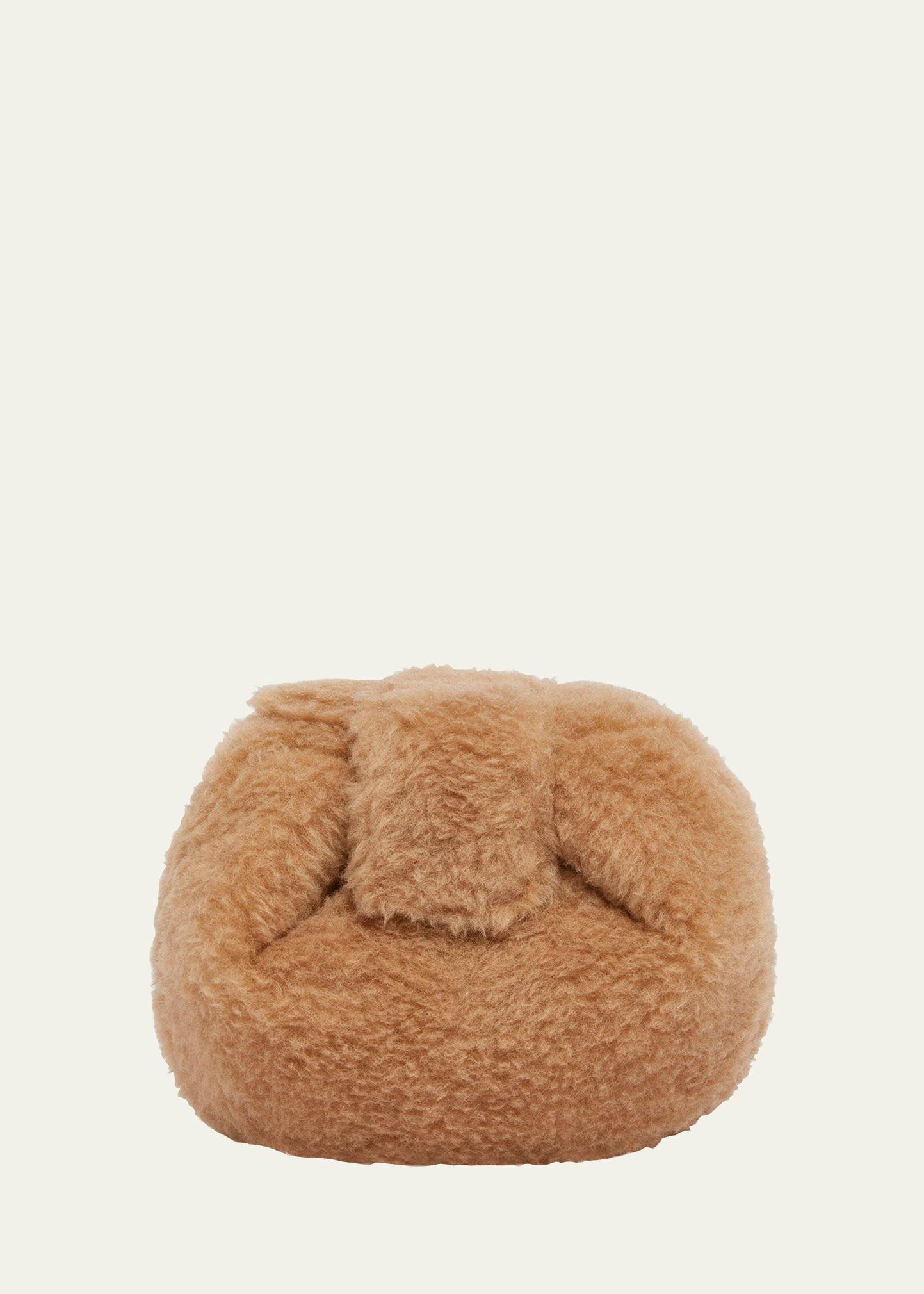 demi virgin wool clutch bag