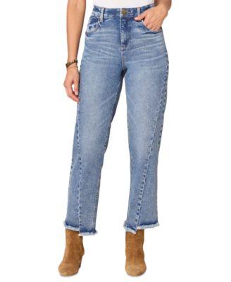 democracy womens absolution spliced seam step hem ankle jeans