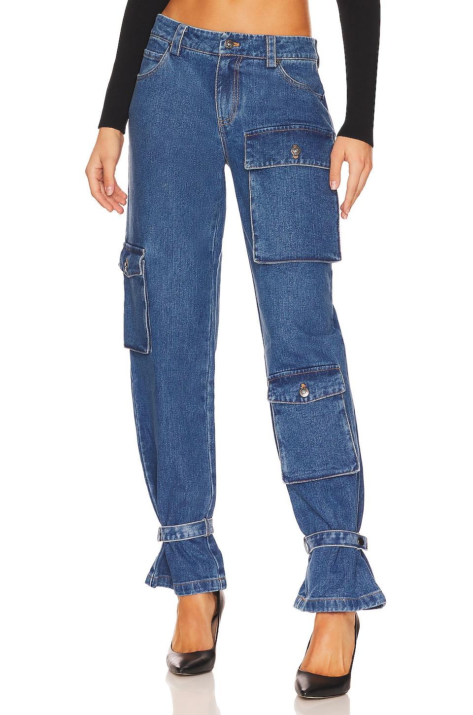 denim cargo pant
