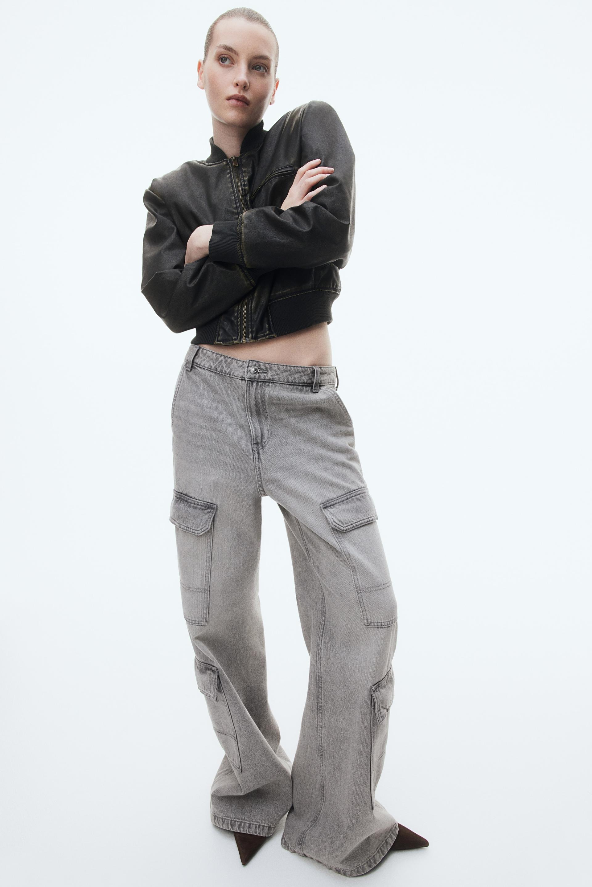 denim cargo pants