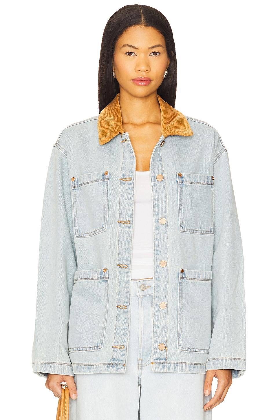 denim corduroy shacket