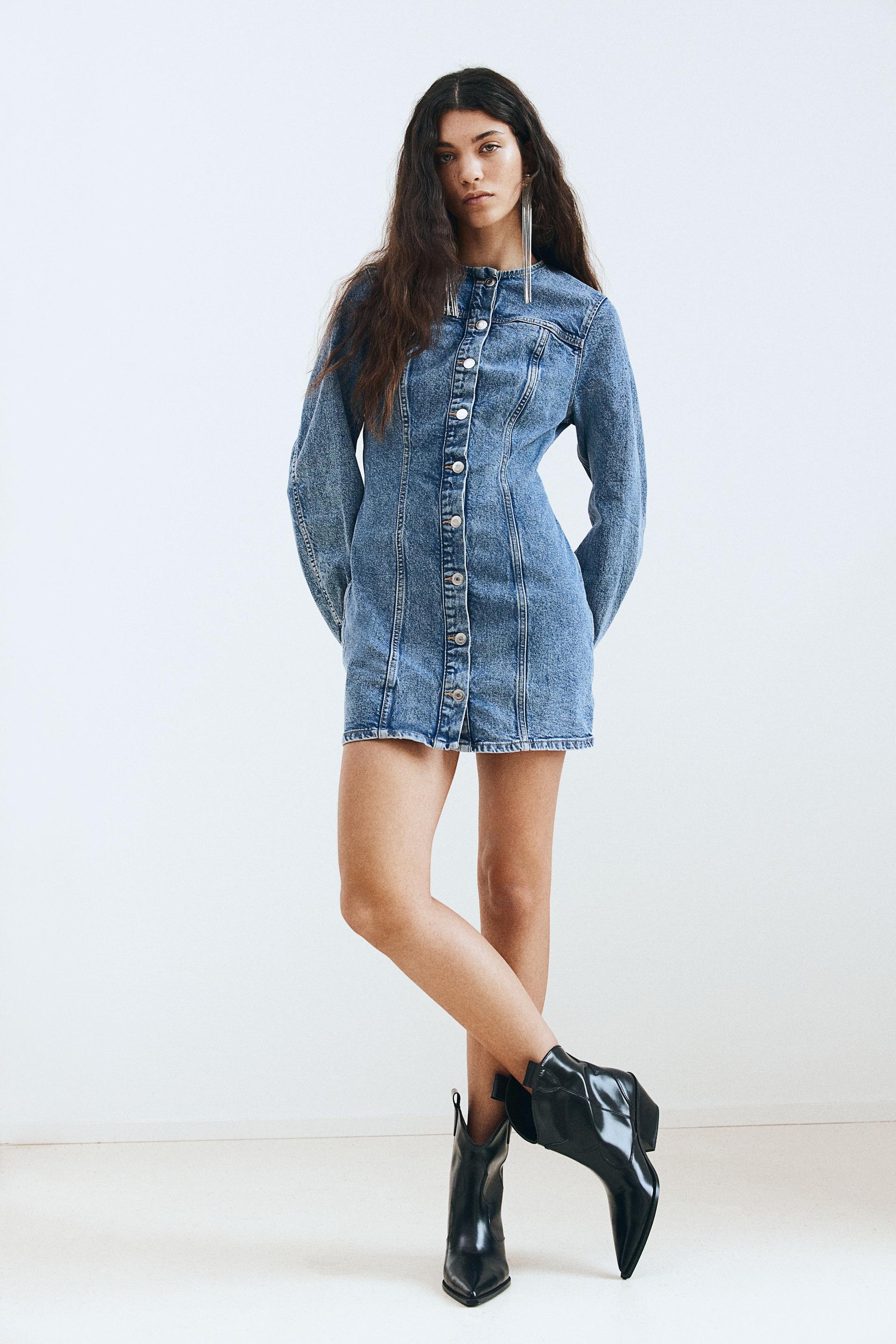 denim dress