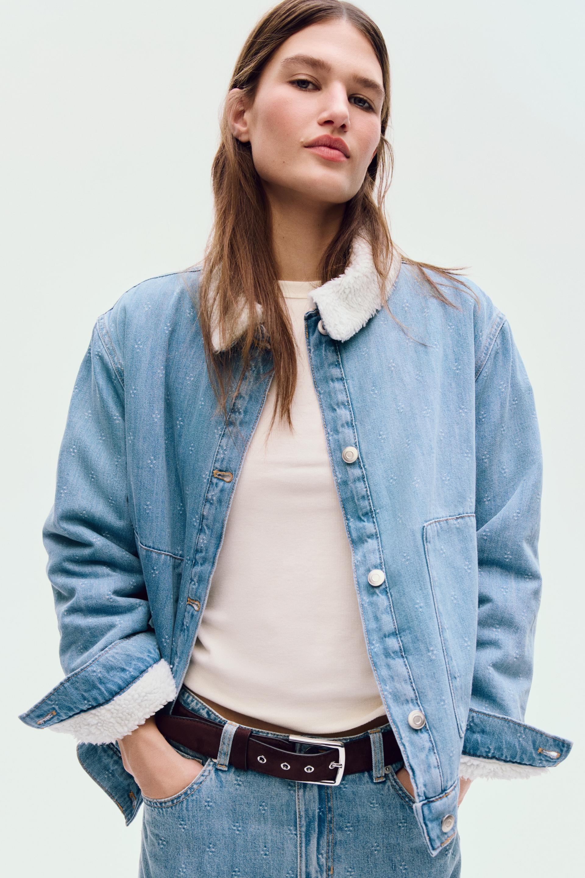 denim jacket with collar